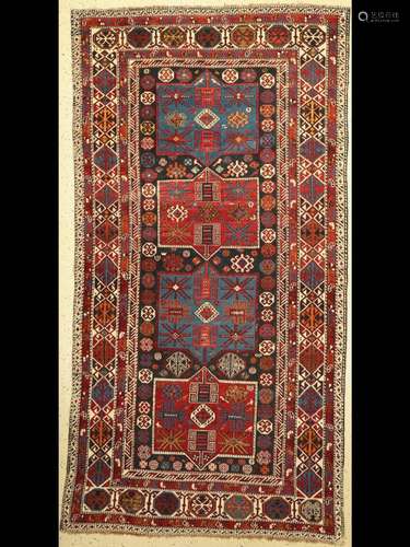 Baku-Shirvan antique, Caucasus, around 1900, wool on