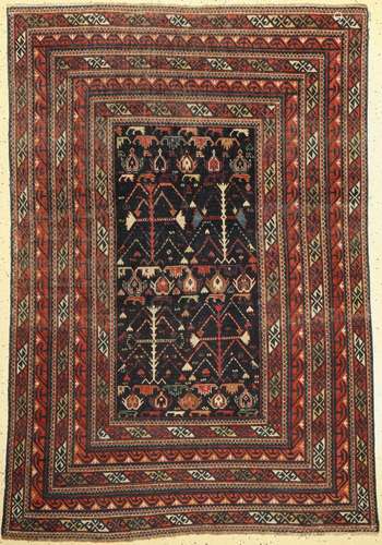 Kuba-Shirwan antique, Caucasus, around 1880, wool on