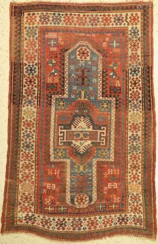 Sewan Schild-Kazak antique, Caucasus, around 1850, wool