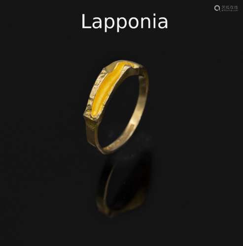 18 kt gold LAPPONIA ring, Finland 1983