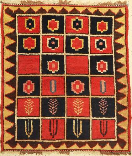 Antique Luri Gabbeh, Persia, around 1900, woolon wool