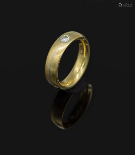 18 kt gold brilliant-ring