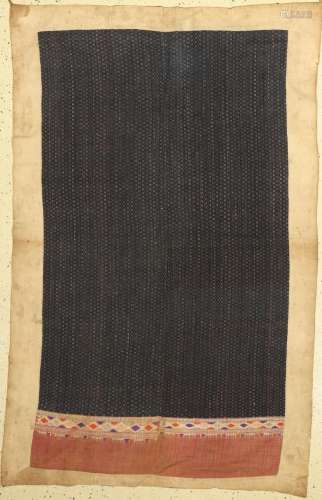 Traditional blanket, Laos, around 1950, approx. 160