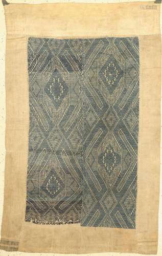 Traditional blanket, Laos, around 1950, approx. 150