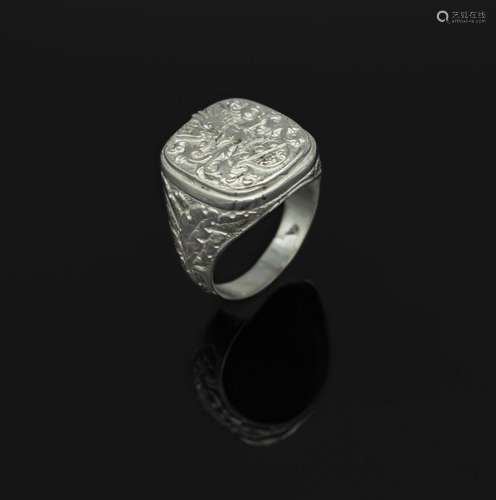 Crest ring, silver 925