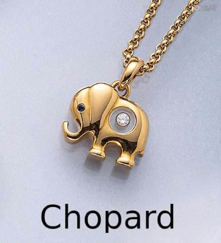 18 kt gold CHOPARD pendant 'elephant'
