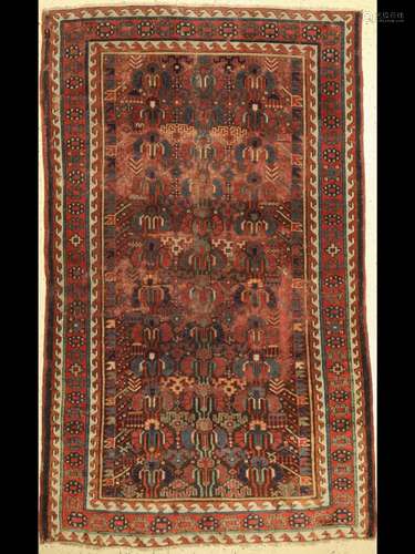 Saujbulagh antique, Persia, 19th century, woolon wool