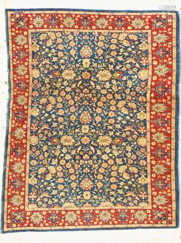 Very fine silk Hereke (15 x 15), signed, Turkey