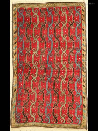 Antique Kurdish carpet, Turkey, around 1900, wool knotted