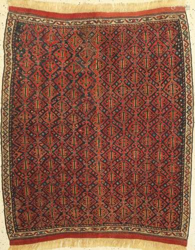 Antique Kilim, Turkmenistan, around 1900, woolon wool