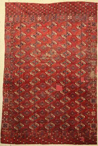 Early fine Tekke main carpet, Turkmenistan, early 19th
