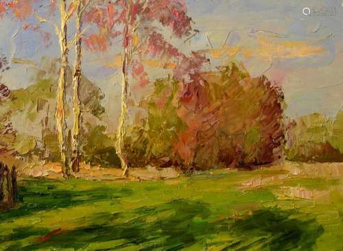 Oil painting Outskirts Serdyuk Boris Petrovich