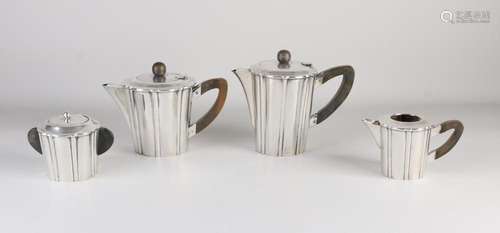 Silver crockery, 4 pieces