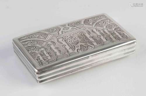 silver tobacco box