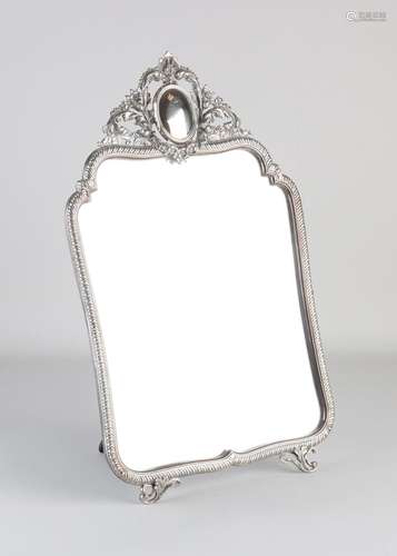 silver table mirror