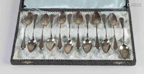 Cassette with silver spoons