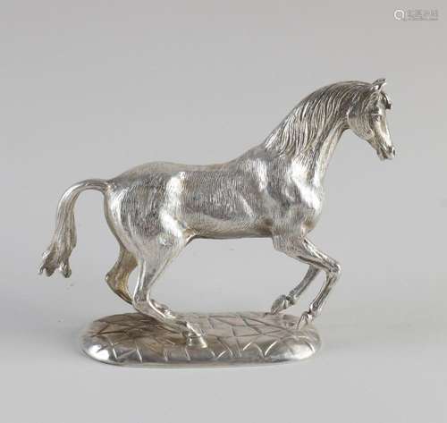 silver horse