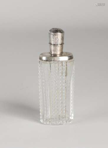 Bottle with silver cap