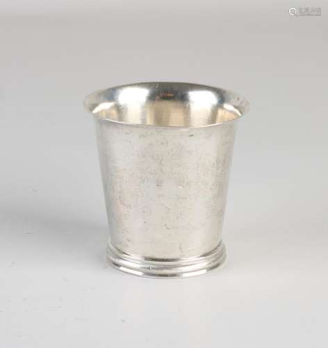 Silver birth cup