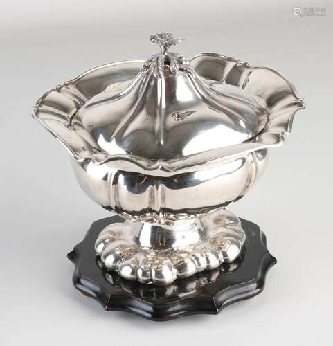 silver tobacco jar