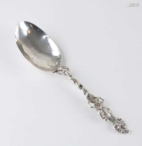 Silver birth spoon