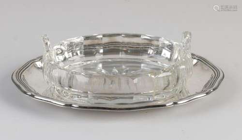 Silver tableau + bowl