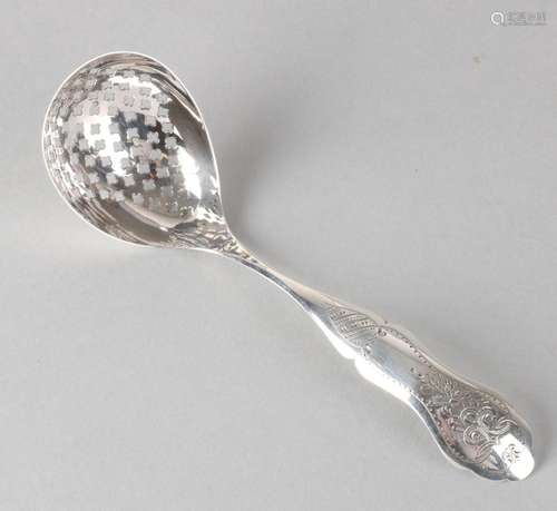 silver egg spoon