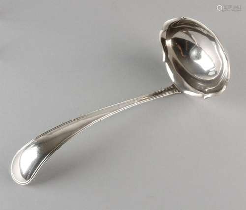 Silver soup spoon