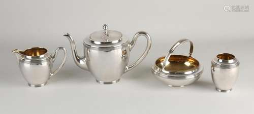 4-piece silver tableware