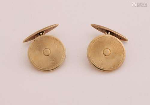 gold cufflinks