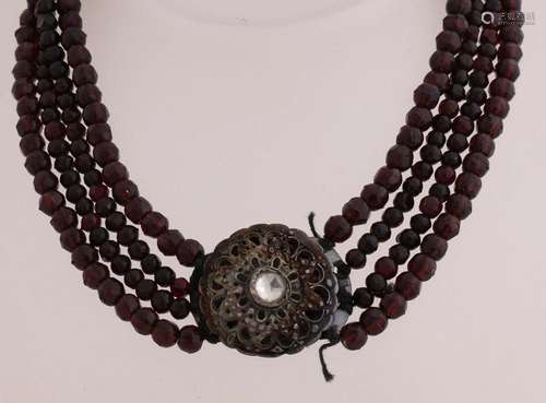 garnet necklace