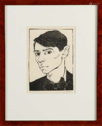 J. Mankes, Self-portrait