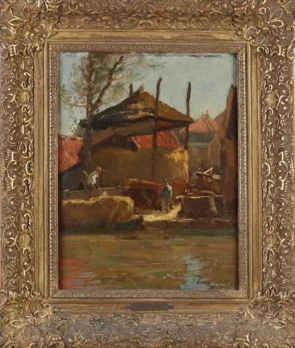 Evert Moll, Harbor with hay hood