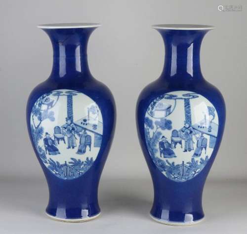 Set of Chinese vases, H 45 cm.