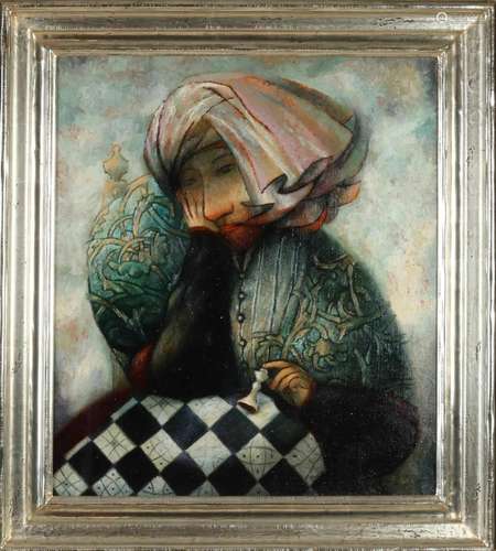 Alexander Danilov, Russian girl with chess piece