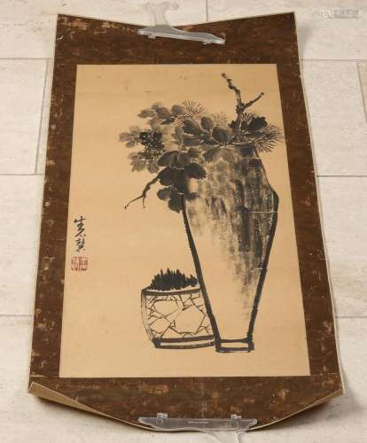 Ba Da Shan Ren, Chinese scroll painting