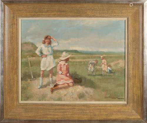 JJH van Leeuwen, Children playing in the dunes