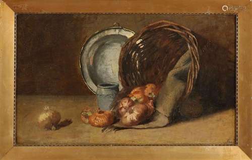 Unsigned, Still life with onions