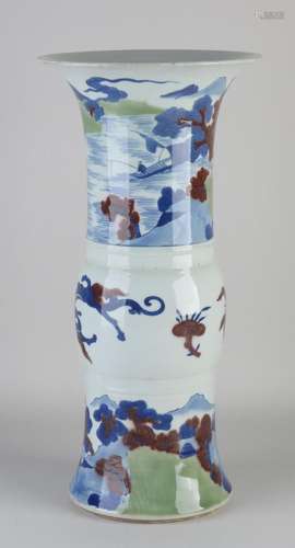 Large Chinese vase, H 44 cm.