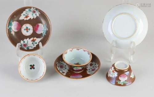 Lot of Chinese capuchin porcelain