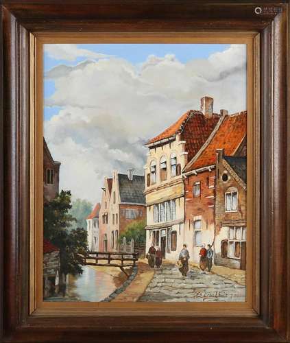 FB Groothuis, Dutch village view