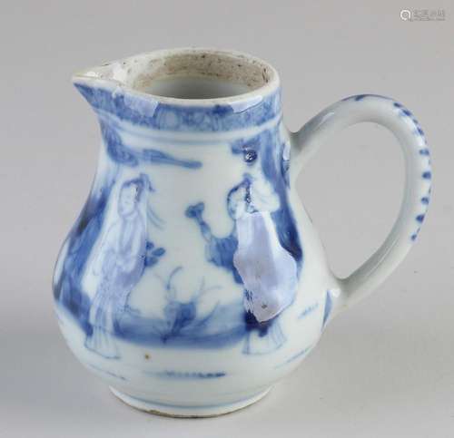 18th century Chinese Cheng Lung milk jug, H 8 cm.