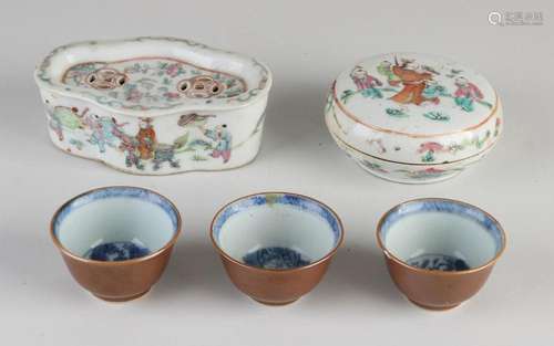 Five Pieces Antique Chinese Porcelain