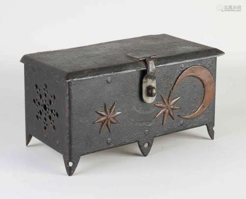 19th century Turkish metal box