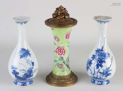 Three antique Japanese/Chinese vases