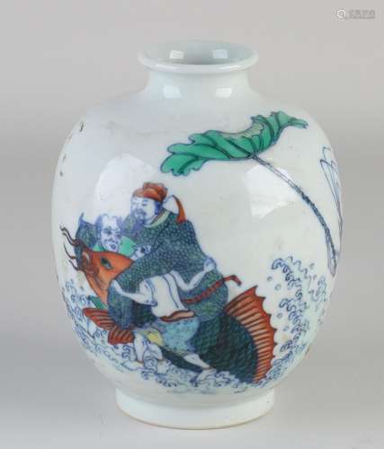 Chinese vase, H 14 cm.