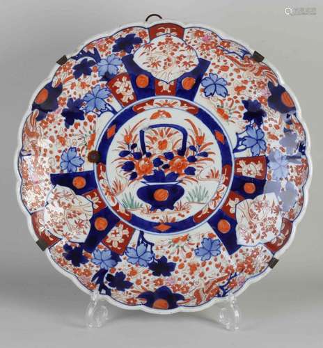 Japanese Imari dish Ø 40 cm.