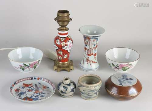 Lot of antique Chinese porcelain (8x)