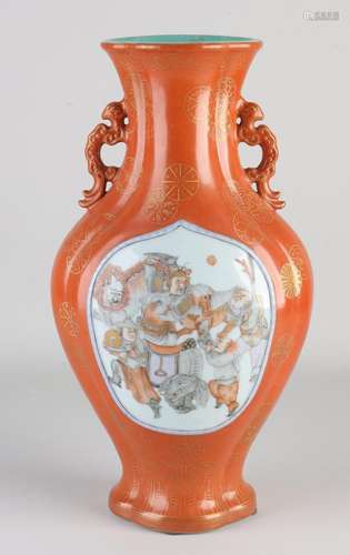 Chinese vase, H 39.5 cm.