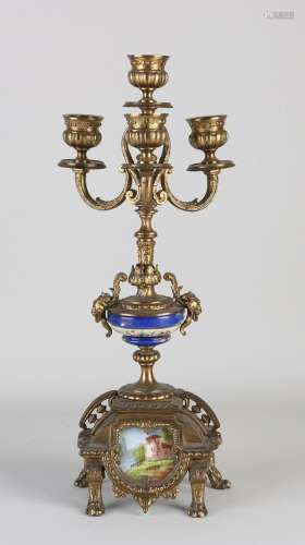 French candlestick, H 37 cm.
